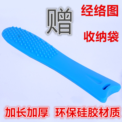 加厚硅胶健身敲打按摩锤拍痧板