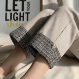 毛 呢 阔腿 闩 子秋 子秋 2021 新 钚 ▲ 沌高腰硭 允 葙 搭 九 种 筒 筒