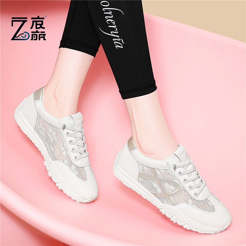 莆田纯原女鞋新款2025爆款夏季镂空网鞋透气网面旅游鞋百搭轻便休