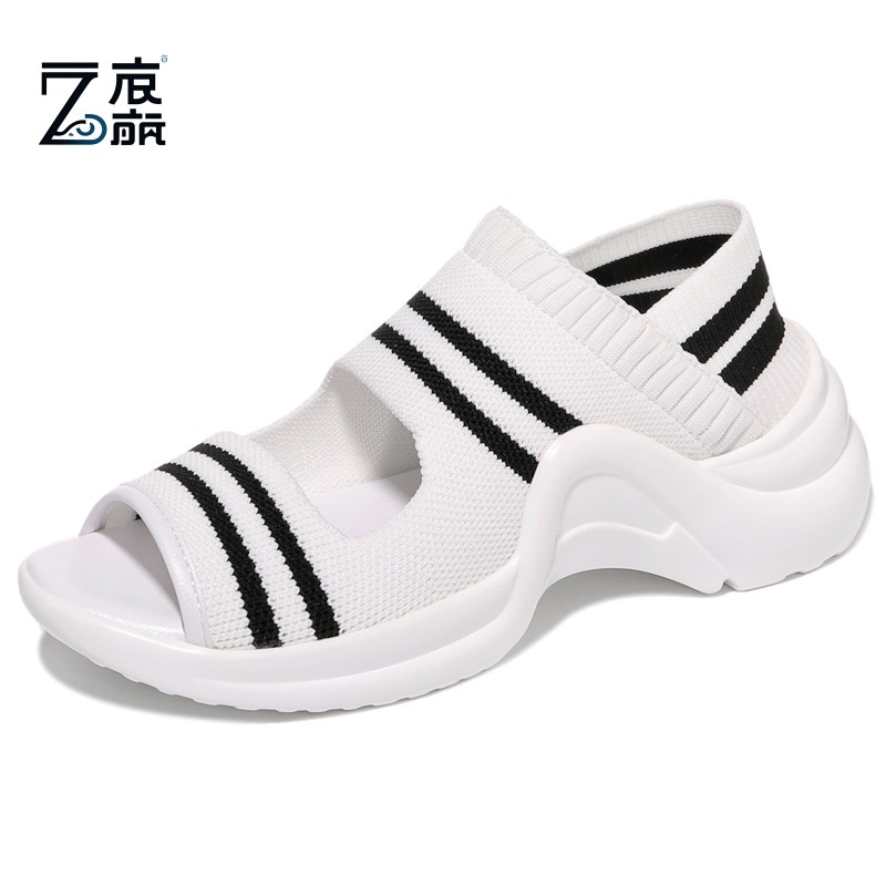 莆田纯原运动凉鞋女夏季外穿2025新款拖鞋休闲软底夏天旅游女款老