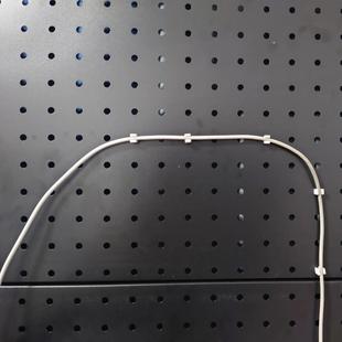 金属圆孔洞洞板配件通用牢固理线夹十只装 3D打印 适用于6mm孔径