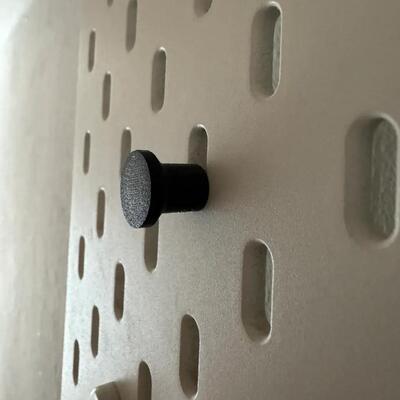 3D打印 适用宜家SKADIS斯考迪斯 金属方孔圆孔洞洞板配件坚固挂钩