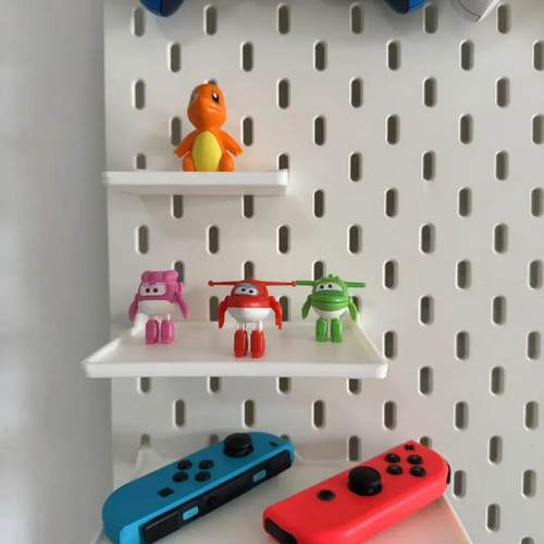 适用宜家SKADIS斯考迪斯 金属圆孔洞洞板配件 手办平面置物架