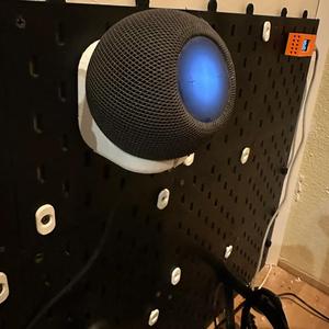 适用宜家SKADIS 金属圆孔洞洞板配件苹果Homepod mini支架底座