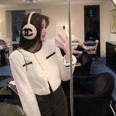 「少量现货」韩雨嘉环保兔毛皮草外套女冬设计感毛绒水貂绒外套