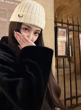 韩雨嘉【宝嘉美黑】高级贵气 黑色环保水貂皮草女冬高级毛毛外套