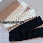 韩雨嘉 日常好搭 加厚麻花翻边长筒袜套针织冬堆堆袜护小腿脚腕