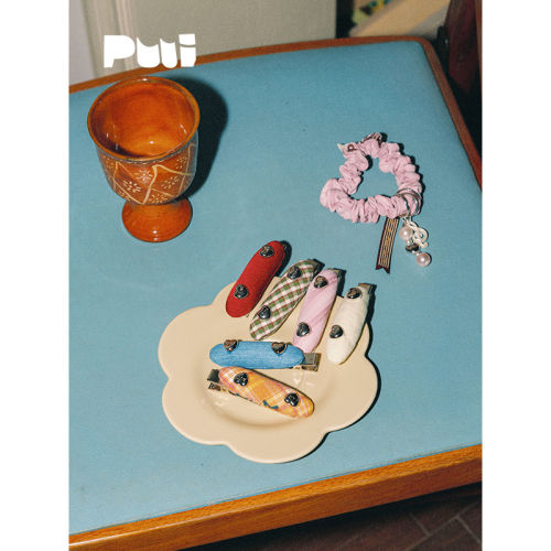Puui噗又原创共情系列发饰侧边夹潮流可爱发卡发夹刘海发箍发圈女