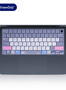 极川适用Apple苹果Macbook Air13.6英寸M4/M3/M2笔记本电脑键盘pro16寸保护膜防尘贴膜mac快捷键pro14功能13