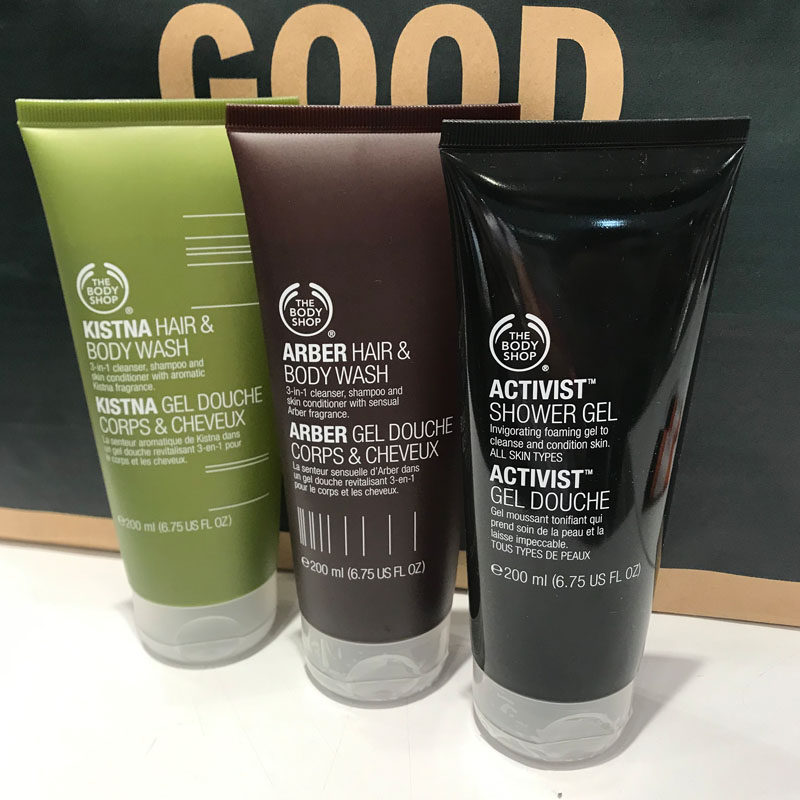 THEBODYSHOP美休小铺骑士活动白麝香亚伯男士沐浴露洗发二合一