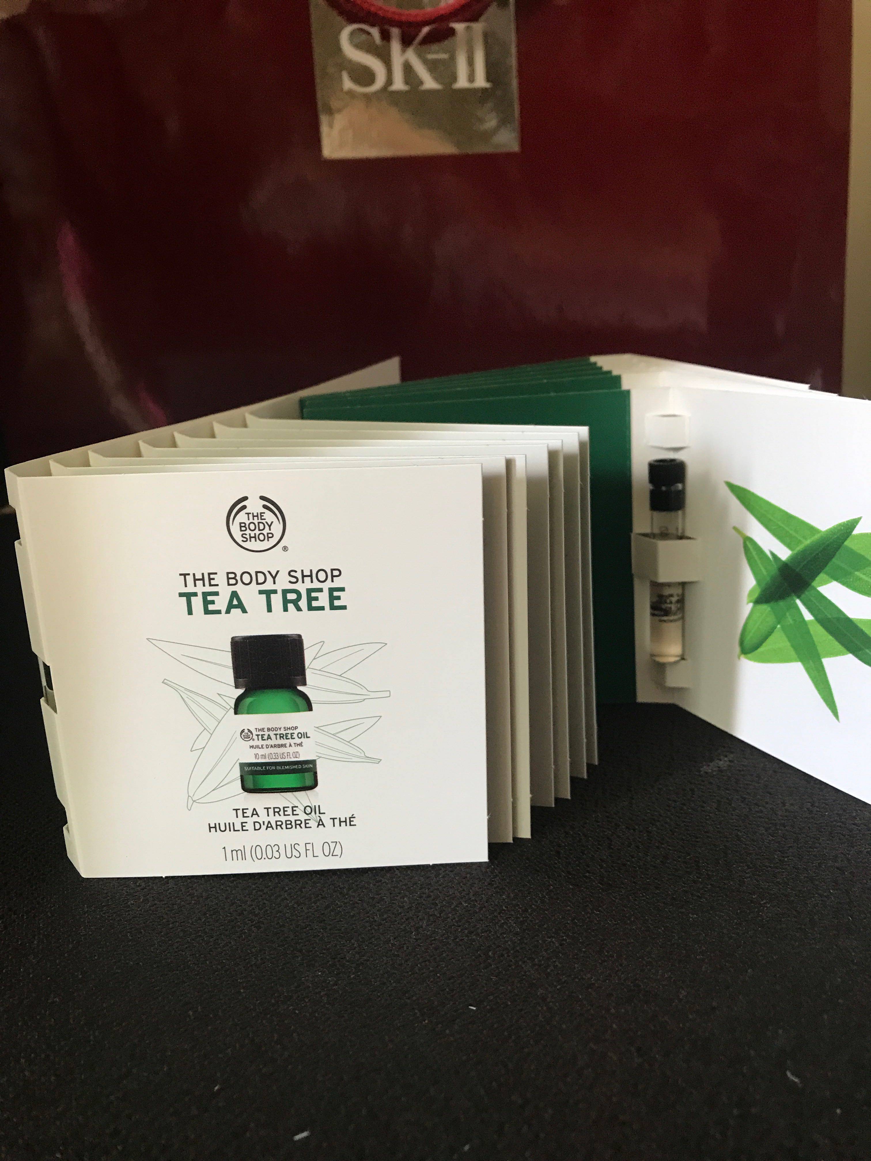 英国the body shop美体小铺茶树精油1ml祛青春痘改善痘印10支69元