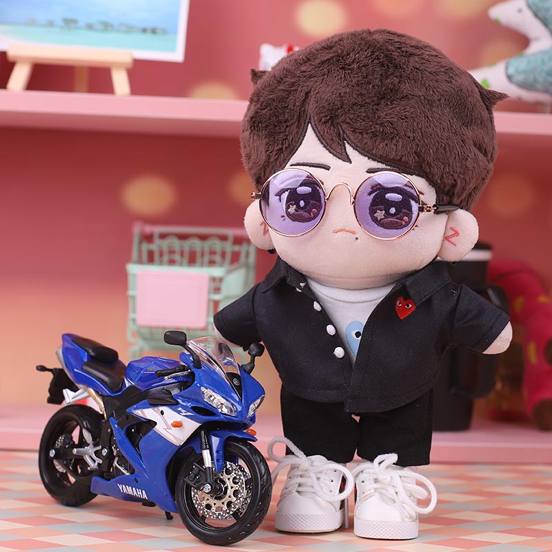 娃衣黑色爱心新年礼物明星玩偶