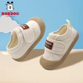 软底女宝宝机能鞋 巴布豆婴儿学步鞋 百搭男小童透气网鞋 新款 春秋季