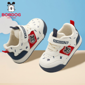 宝宝软底学步鞋 巴布豆童鞋 男童机能女童小白鞋 新款 休闲 2026春秋季
