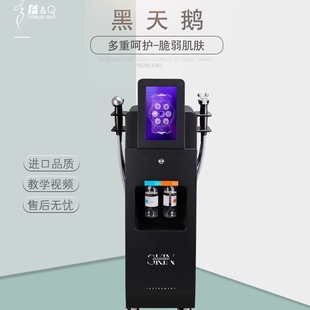 黑天鹅大气泡综合仪美容院用皮肤管理中心多功能面部清洁雾化导入
