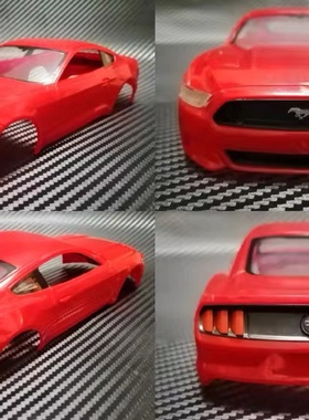 蚊车改装车壳野马红色110轴距适合MINI-Q MINI-D改装限量发售