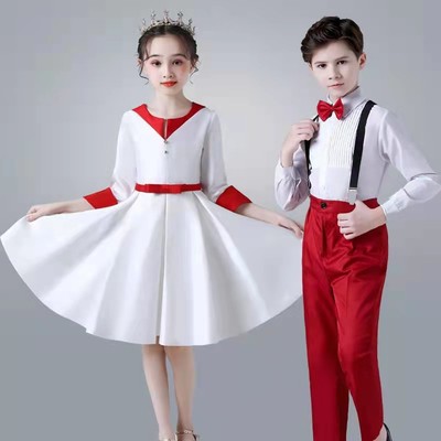 中小学生诗歌朗诵演出服合唱团
