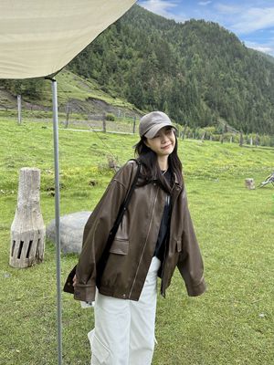 小红书爆款皮衣！2024最新款