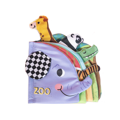 拉拉布书婴儿早教儿童3d立体尾巴