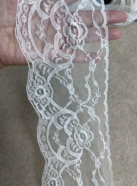 米白色软网蕾丝花边 手工diy裙子腰带衣领袖口洛丽塔甜美少女辅料