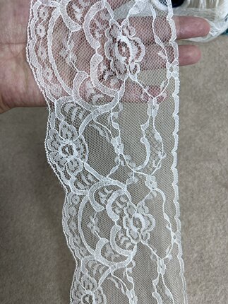 米白色软网蕾丝花边 手工diy裙子腰带衣领袖口洛丽塔甜美少女辅料