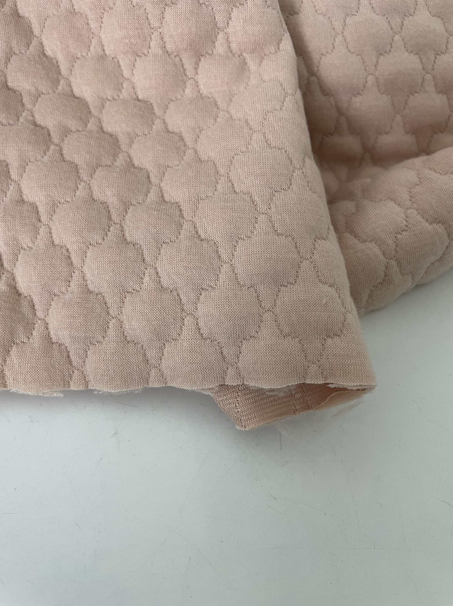 H76 针织衍缝夹丝棉菱形格子 纯色三层绗缝保暖衣服床品面料布头