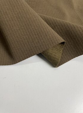 F50冬季高品质订制针织磨毛布头 柔软垂坠弹性上衣阔腿裤冬裙面料