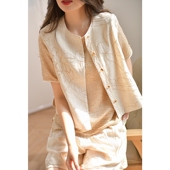 马甲短裤 设计感无袖 套装 夏季 上衣松弛感穿搭 女2026新款 GESGOO时尚