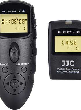 JJC 适用尼康Z5 Z9 D810 D800 D850 Z6 Z7 Z8 D5600 D7500 D3200 D750 D5300 Z7II Z6II无线定时快门线遥控器