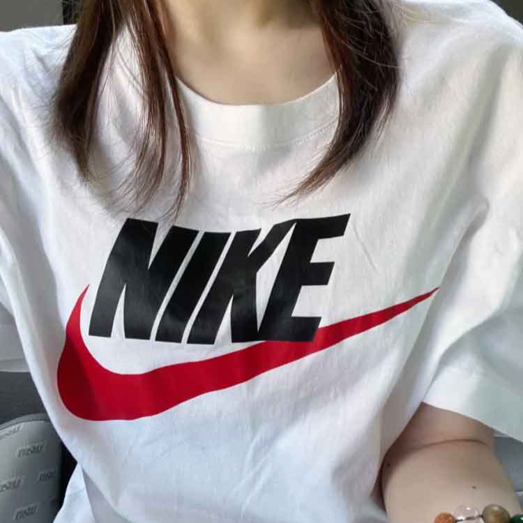 Nike正品耐克衣服女士T恤短袖夏季纯棉半袖男子圆领潮流运动上衣