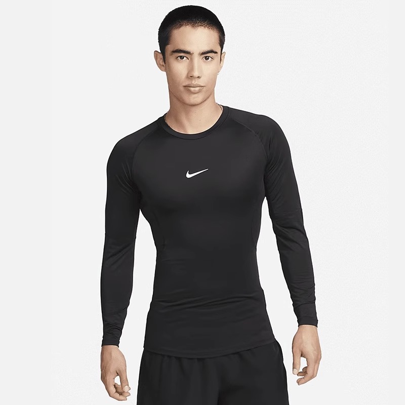 nike耐克男长袖T恤2023冬季新款紧身服训练健身速干运动服FB7920-封面