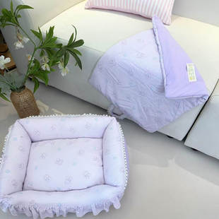 宠物专用小被子夏季冷感空调被小体比熊泰迪犬毯子狗窝猫窝垫