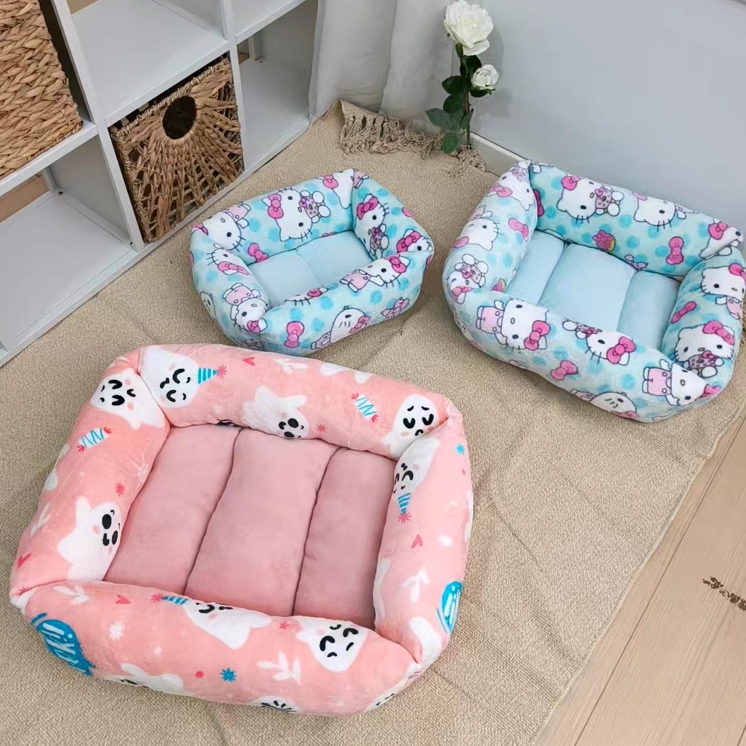 米蔓朵 猫狗毛绒方窝保暖双面可用性价比秋冬中小型犬猫可爱