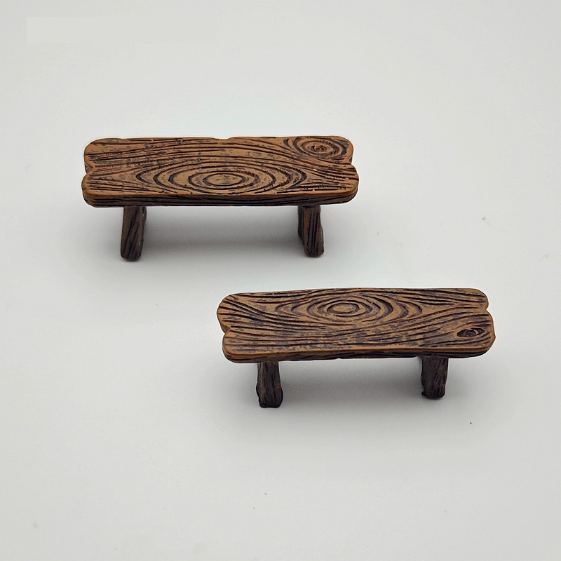 个性艺术摆件微缩树脂模型小号板凳怀旧凳子桌面微景观摆件小礼物