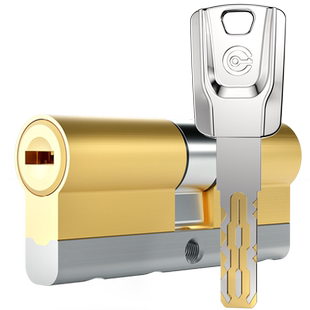 防盗门锁芯超C级通用型家用 入户铁大门锁全铜进户专用锁心更换ab