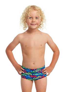 FUNKY TRUNKS专业训练男童平角幼童平角泳裤卡通印花CAR STACKER