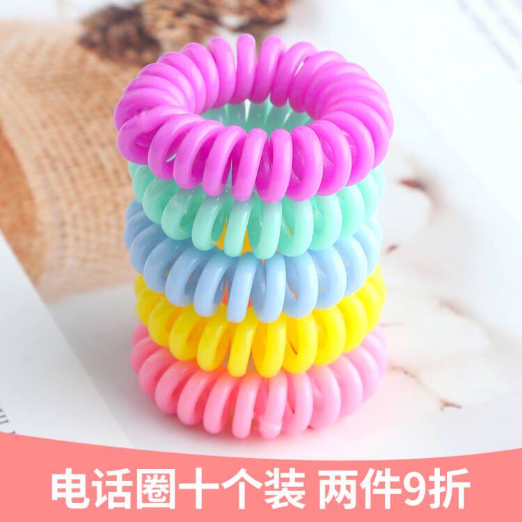 幼儿园皮筋头绳糖果色高弹力发圈