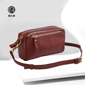 小包包女大容量手工2024新款 植鞣简约头层牛皮百搭迷你单肩斜挎包