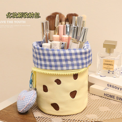 高颜值立式化妆刷收纳包