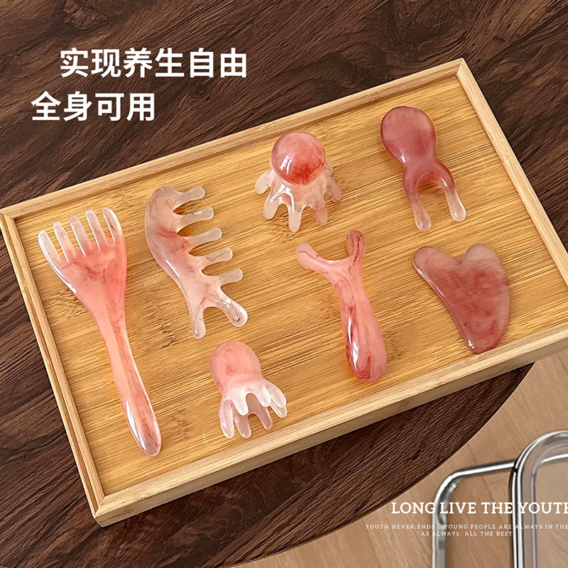 头部按摩梳子经络疏通神器