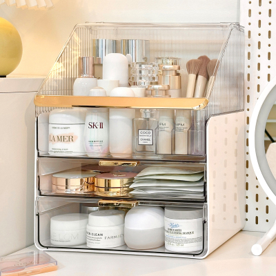 化妆品收纳盒桌面高级感整理箱
