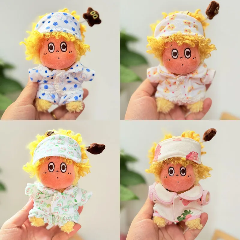 123星星人毛绒挂件玩偶娃衣我们是星人盲盒公仔配饰眼罩睡衣套装