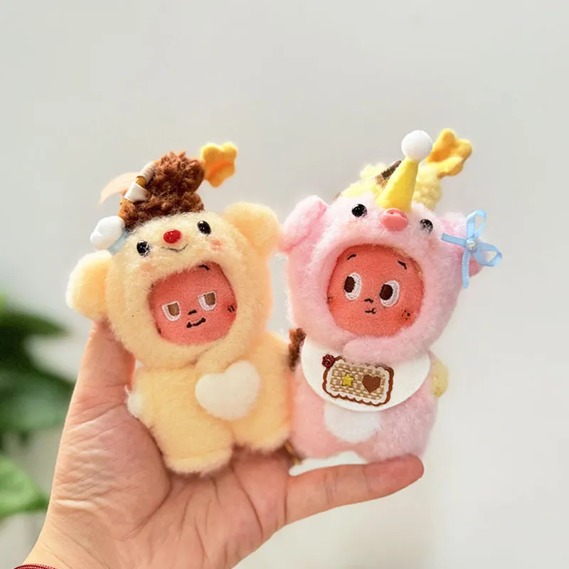 mini星星人挂件美味时刻系列现烤小饼干毛绒公仔衣服圣诞猪套装