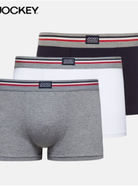 JOCKEY内裤男旗舰店正品3条装全棉男平角短裤纯棉男内裤国际品牌
