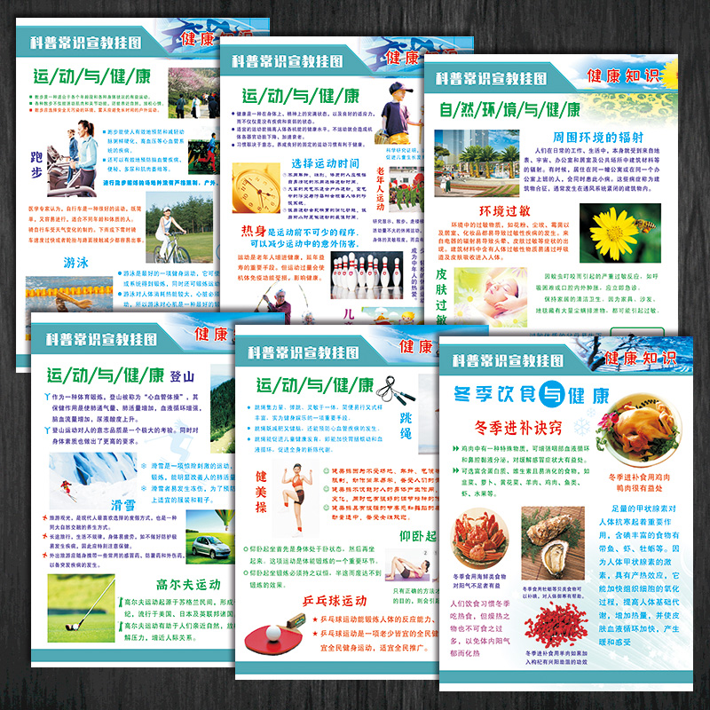 科普常识挂图海报宣传画