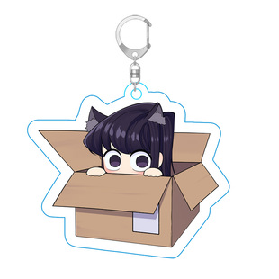 古见同学有交流障碍症动漫周边硝子只野仁人钥匙扣亚克力双面挂件