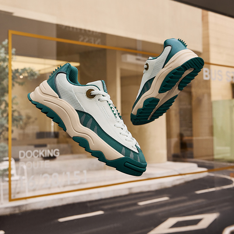 恐龙鞋361男鞋运动鞋2026冬季新款休闲鞋子厚底百搭低帮板鞋男款