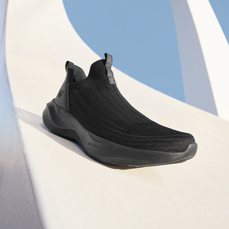 361°男鞋运动鞋2026年春夏季新款男常规一脚蹬休闲透气跑步鞋