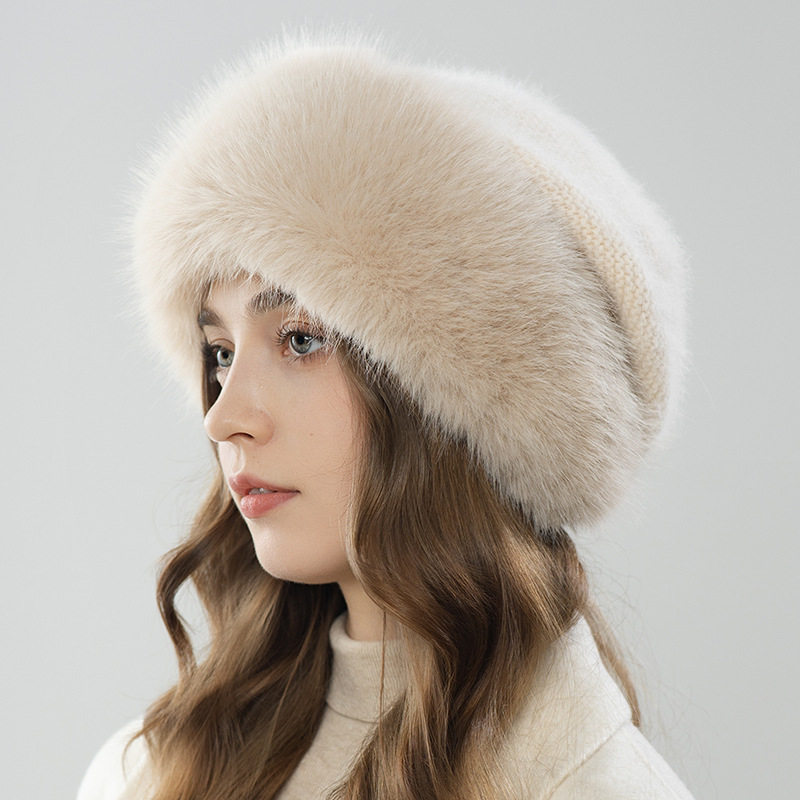 2025秋冬季新款毛绒绒兔毛帽防风护耳大头围显脸小保暖女生帽子,服饰配件/皮带/帽子/围巾,帽子,淘宝优惠券,粉丝福利购,淘宝优惠卷