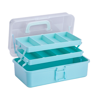 美术生工具箱大号绘画颜料三层加厚收纳箱美甲美容用品家用医药箱